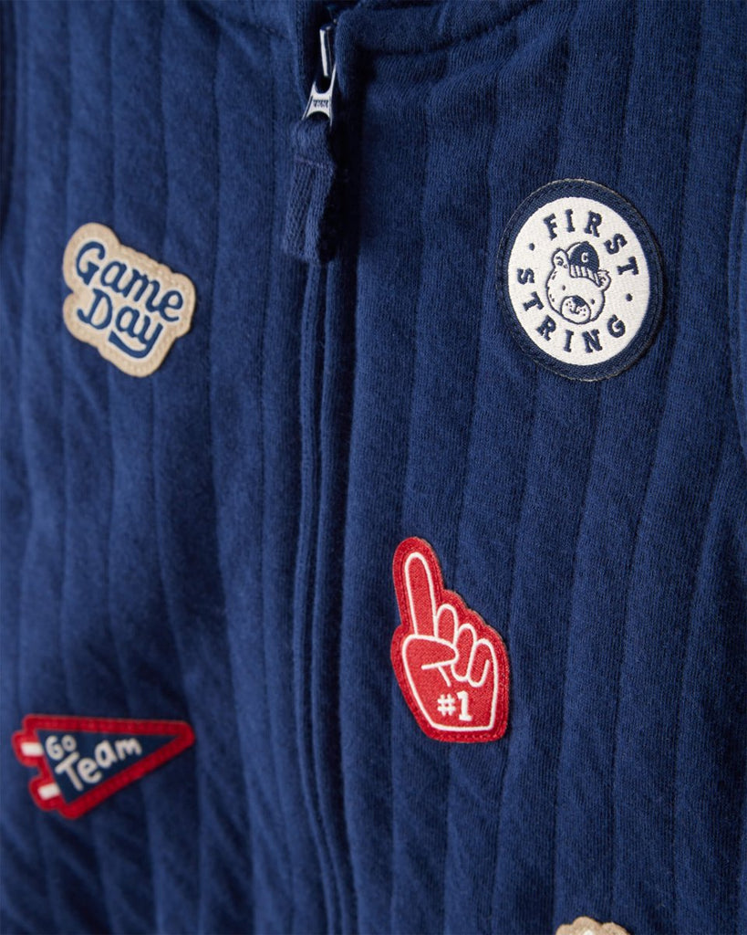 Conjunto 3 piezas azul marino estilo "Gameday" para bebé niño - Carter's