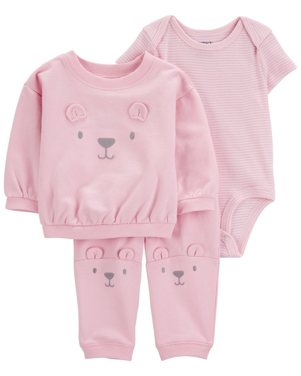 3-piece bear bodysuit and pants set Carter's ES