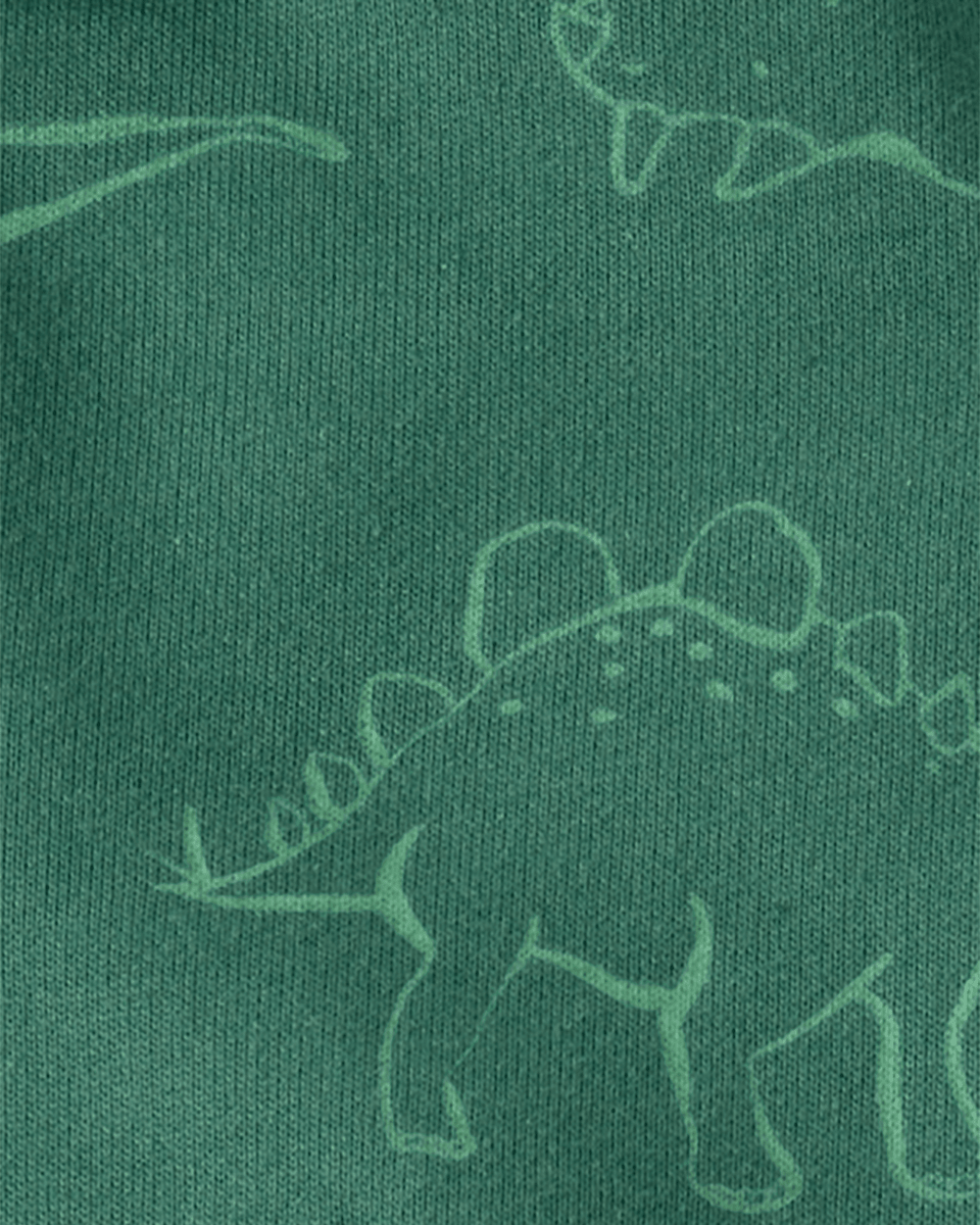 Conjunto 3 piezas cárdigan verde de dinosaurio, body y pantalón - Carter's