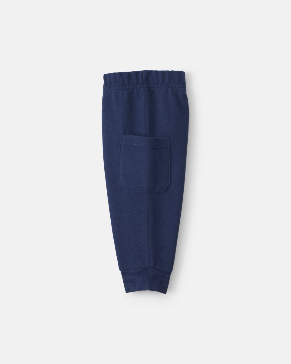 Conjunto 3 piezas, chaleco de micropolar, cuadros azules - Carter's