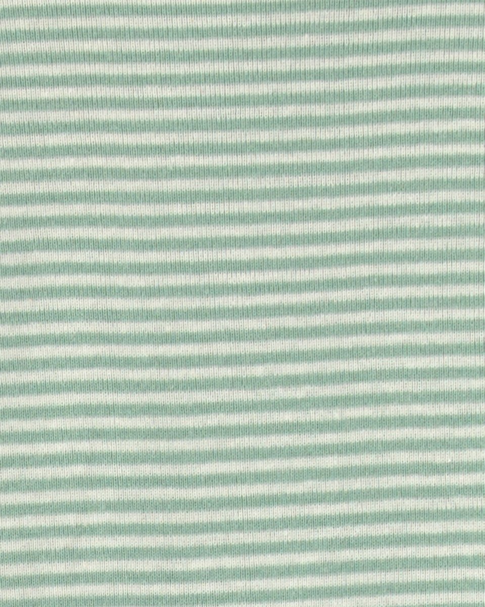 Conjunto 3 piezas, chaleco de pana con cremallera, verde - Carter's