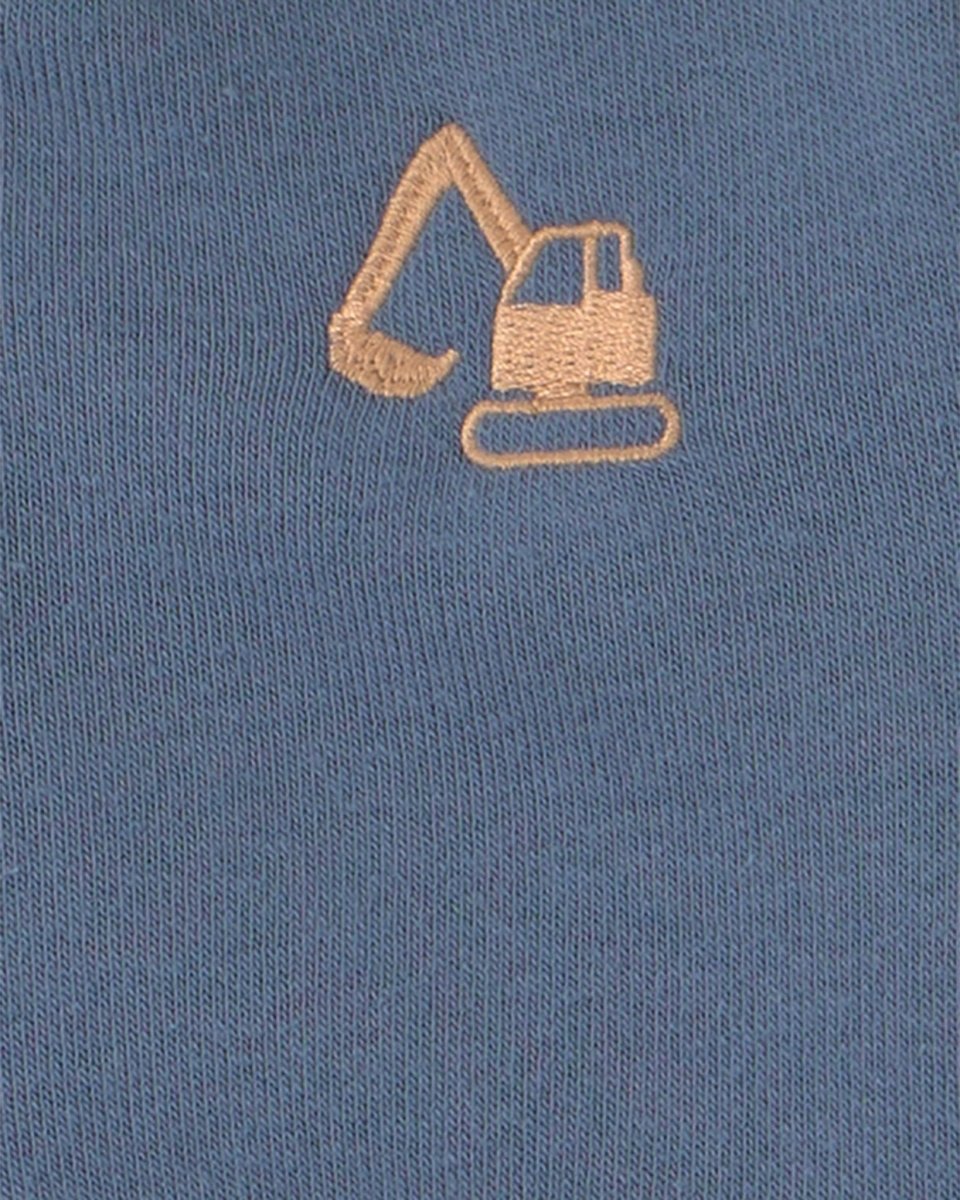 Conjunto 3 piezas, chaqueta con capucha, vehículos de obra - Carter's
