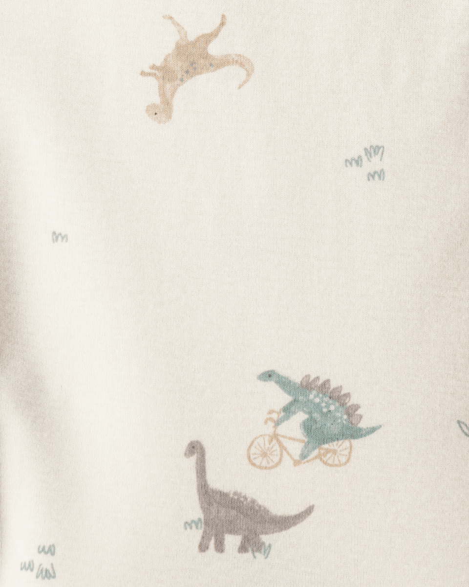 Conjunto 3 piezas con chaleco acolchado y dinosaurio - Carter's