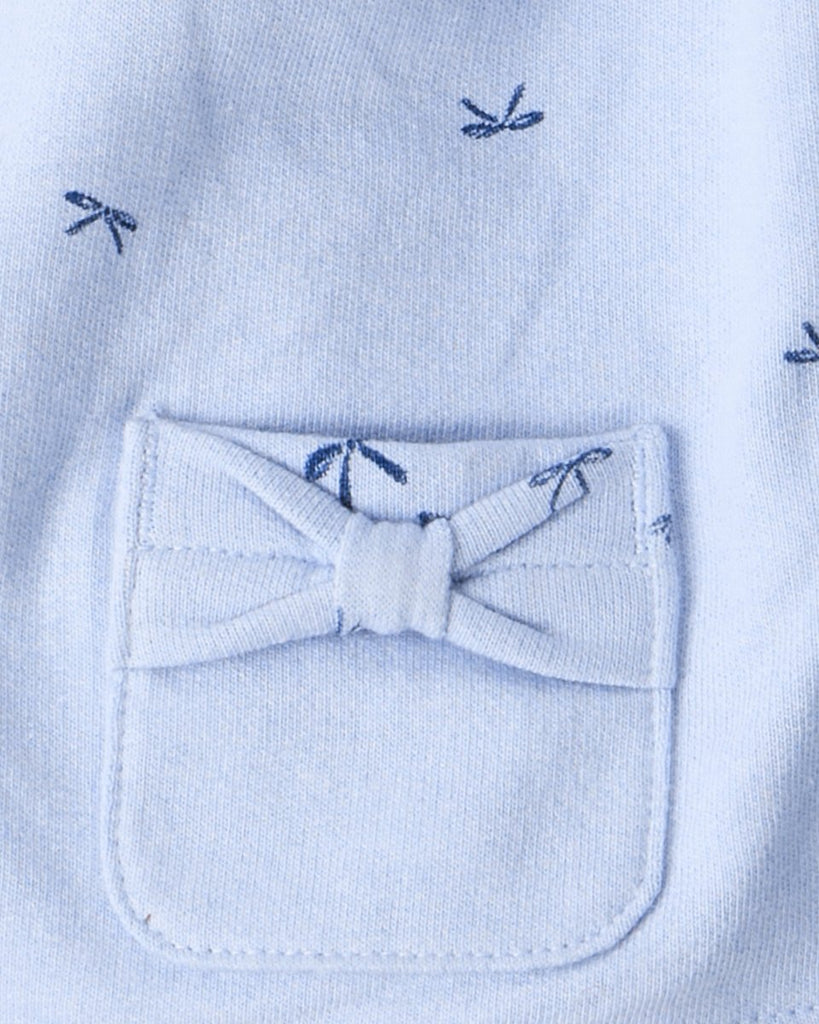Conjunto 3 piezas con chaleco azul y estampado floral mini para bebé niña - Carter's