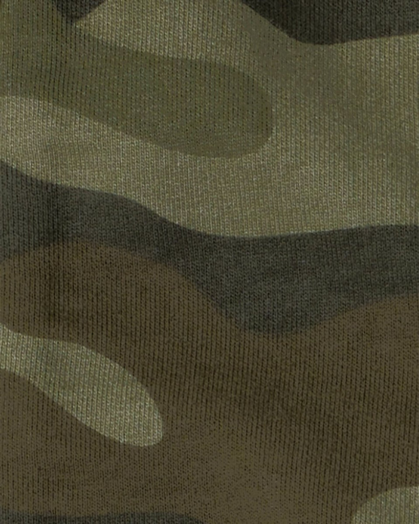 Conjunto 3 piezas con chaleco camuflado verde para bebé niño - Carter's