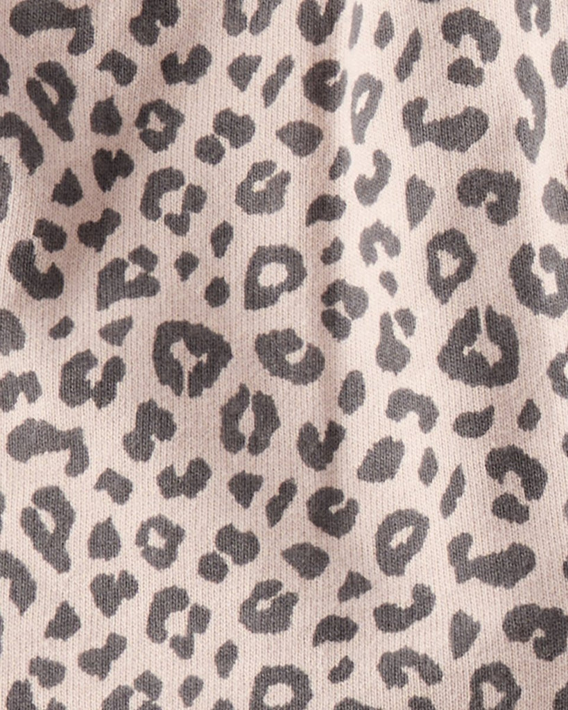 Conjunto 3 piezas con chaleco gris carbón y estampado de leopardo para bebé niña - Carter's