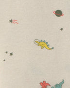 Conjunto 3 piezas con chaleco polar, dinosaurios en verde - Carter's
