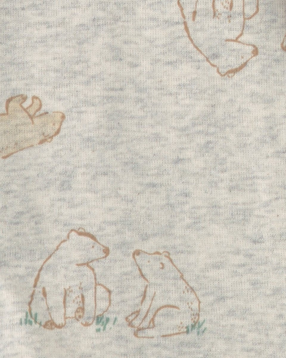 Conjunto 3 piezas con chaqueta y pantalón, osos en gris - Carter's