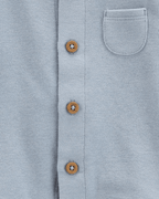 Conjunto 3 piezas de algodón, pantalón, cárdigan y body, azules - Carter's