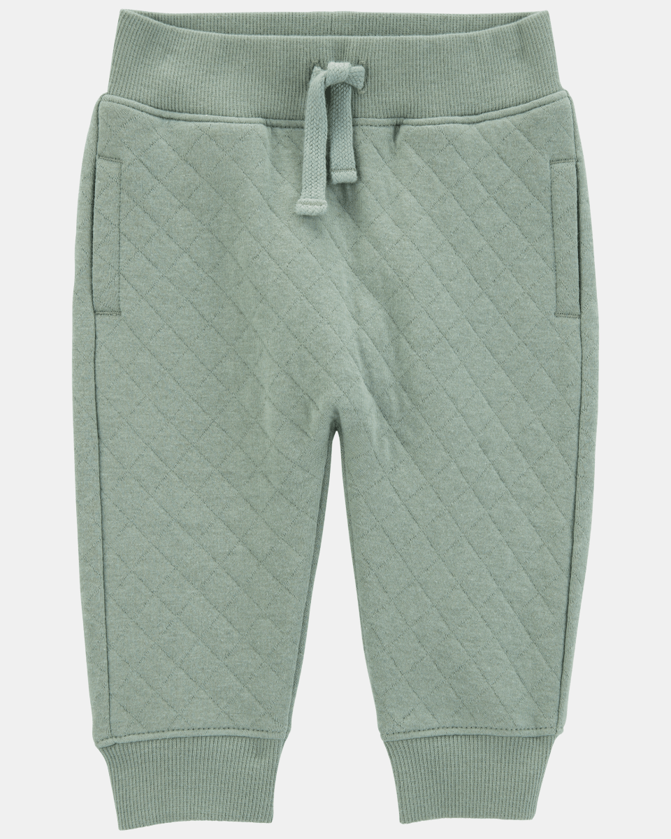 Conjunto 3 piezas de algodón, pantalón y canguro con capucha acolchados, más body - Carter's