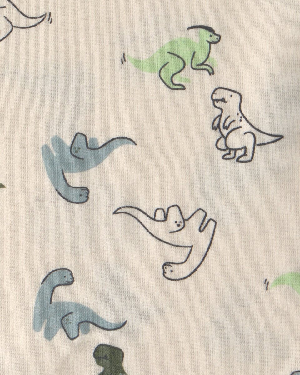 Conjunto 3 piezas de rizo con capucha, dinosaurios - Carter's
