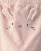 Conjunto 3 piezas de rizo con chaqueta, conejitos en rosa - Carter's