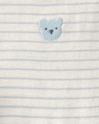 Conjunto 3 piezas de rizo con chaqueta, osos en azul - Carter's
