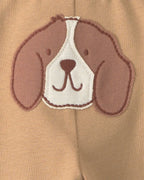 Conjunto 3 piezas, dos bodies y pantalón, perritos - Carter's