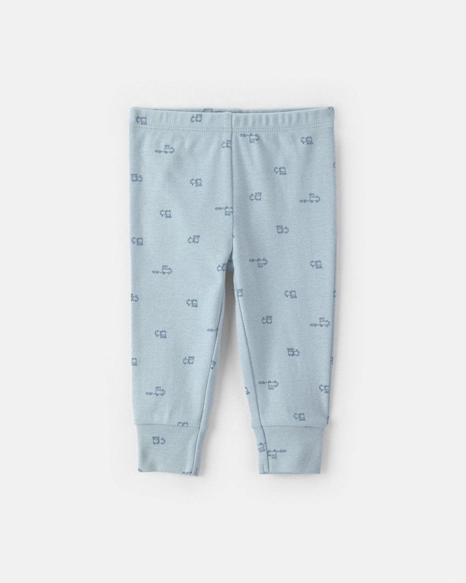 Conjunto 3 piezas, dos bodies y pantalón, trenes - Carter's