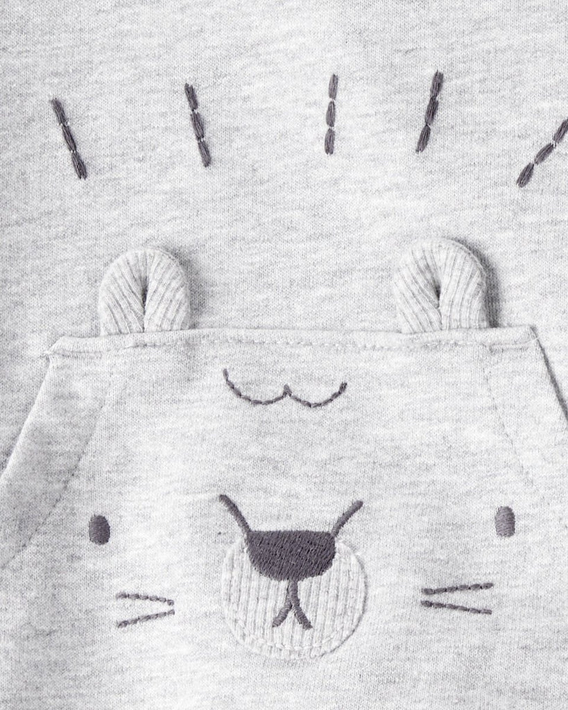 Conjunto 3 piezas gris con león para bebé niño - Carter's