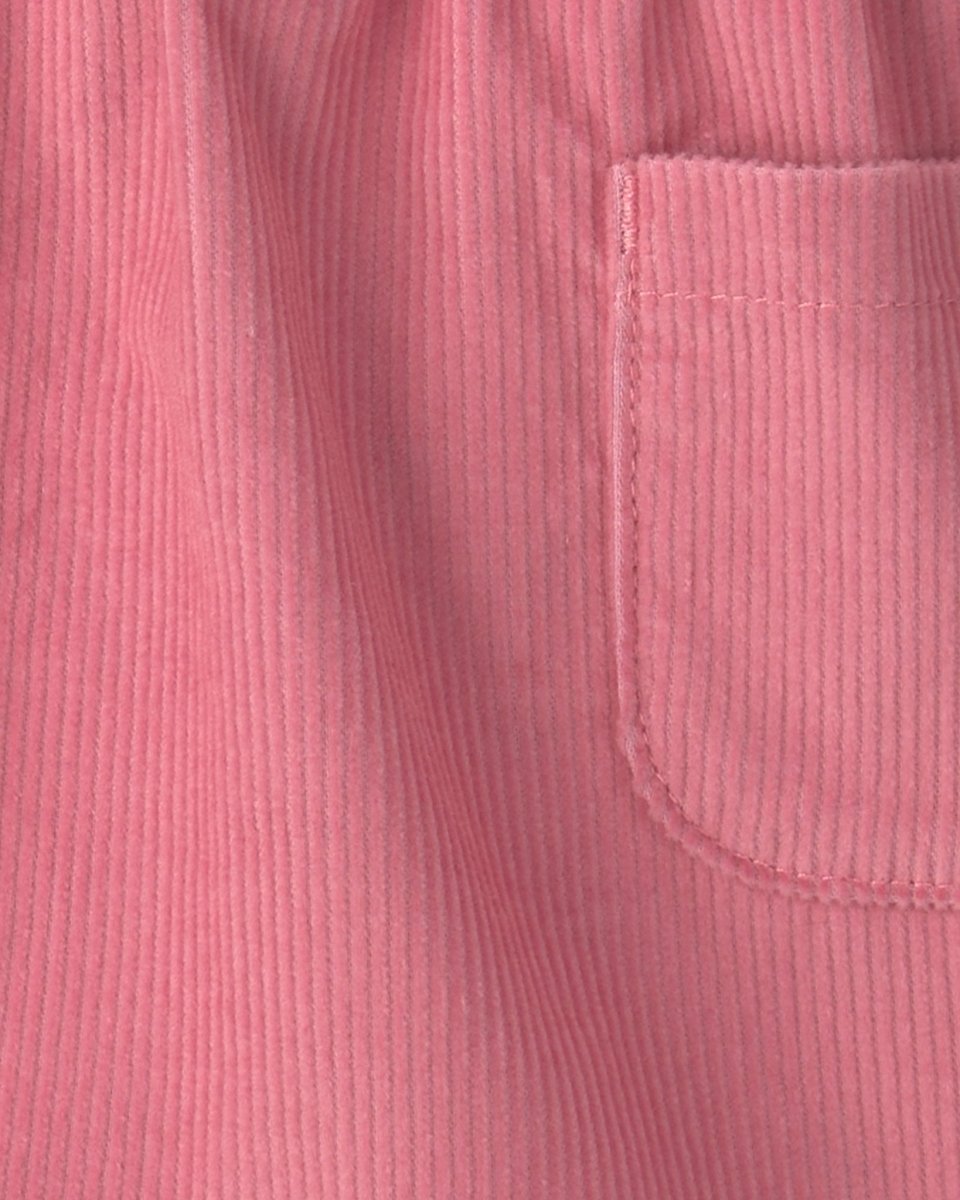 Conjunto 3 piezas, pichi de pana, camiseta y leotardos, flores - Carter's