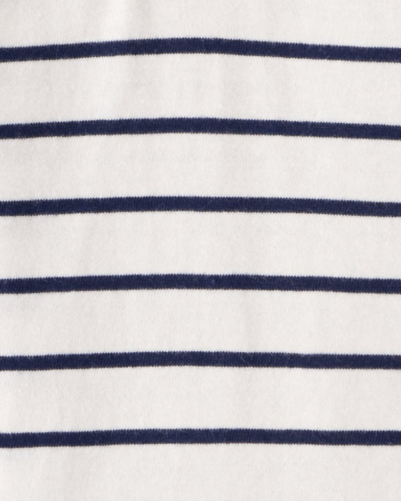 Conjunto body y pantalón a rayas azul marino para bebé niño - Carter's