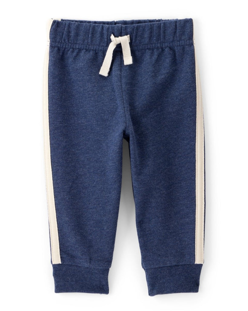 Conjunto body y pantalón jogger rojo y azul marino para bebé niño - Carter's
