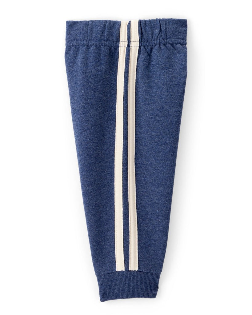 Conjunto body y pantalón jogger rojo y azul marino para bebé niño - Carter's
