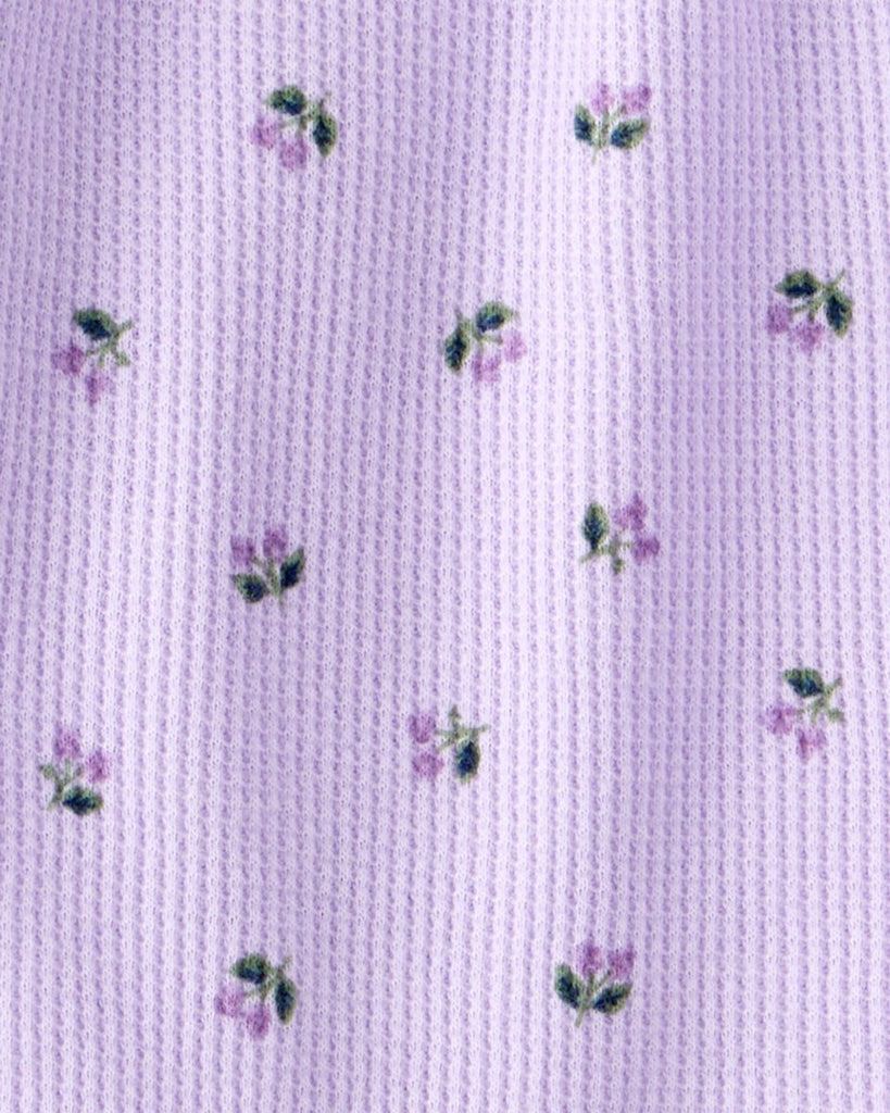 Conjunto body y pantalón lila con estampado mini berries para bebé niña - Carter's