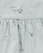Conjunto de dos piezas de algodón, pantalón corto y blusa, diseño barcos - Carter's