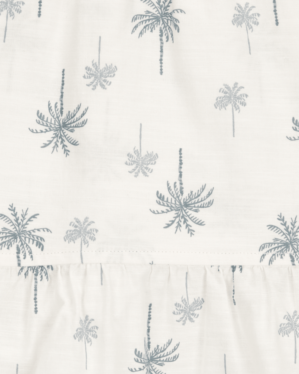 Conjunto de dos piezas de algodón, pantalón corto y blusa sin mangas, diseño palmas - Carter's