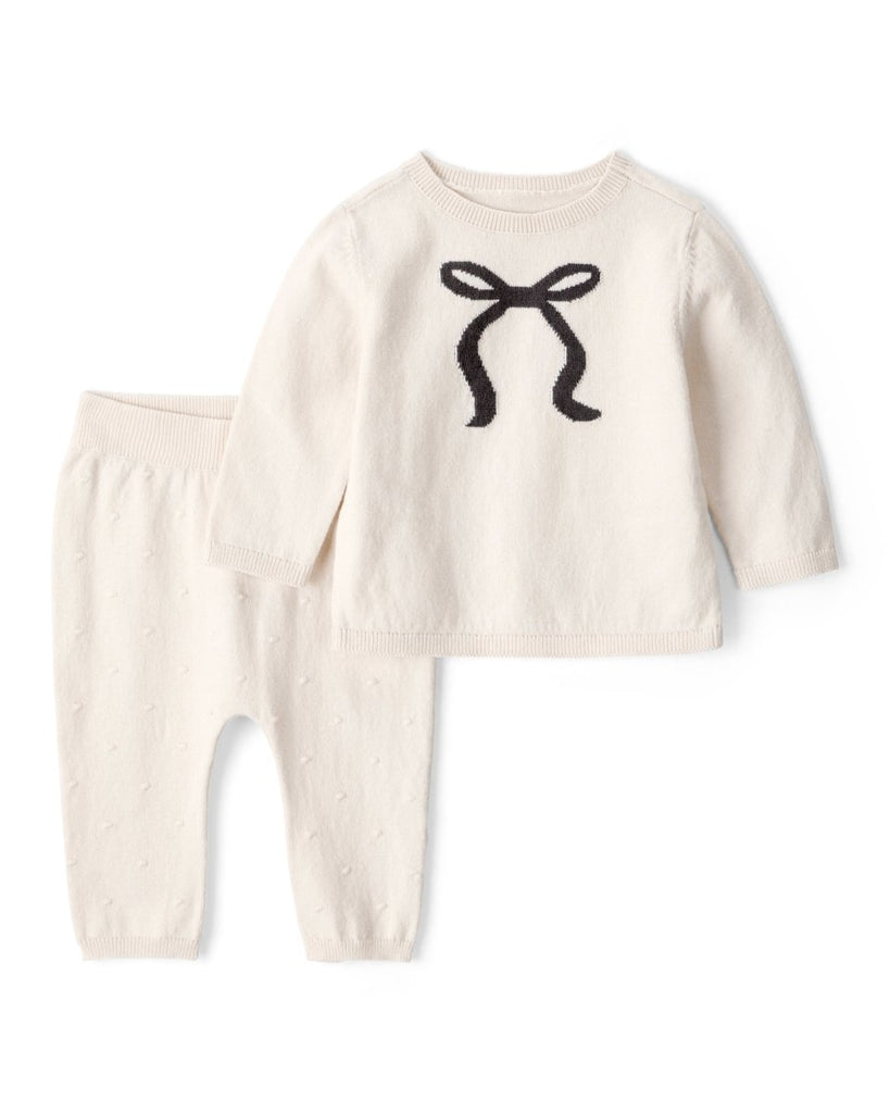 Conjunto dos piezas algodón camiseta estampada de lazos y pantalón - Carter's