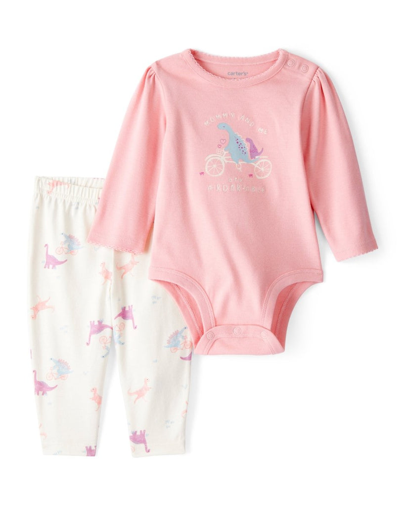 Conjunto dos piezas algodón con diseño "Mommy & me" - Carter's