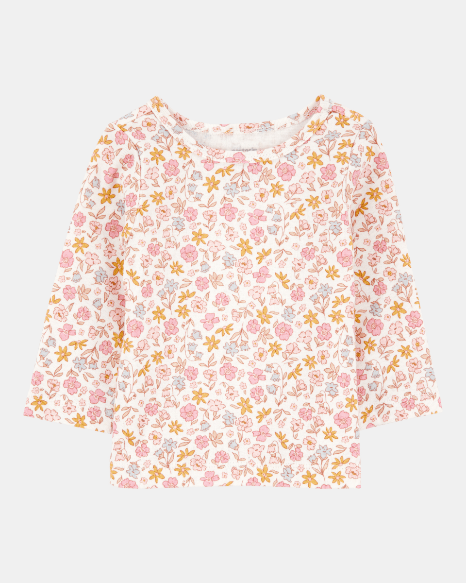 Conjunto dos piezas algodón peto y camiseta diseño conejita - Carter's