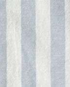 Conjunto dos piezas camisa de lino y pantalón corto de algodón, diseño a rayas azul - Carter's