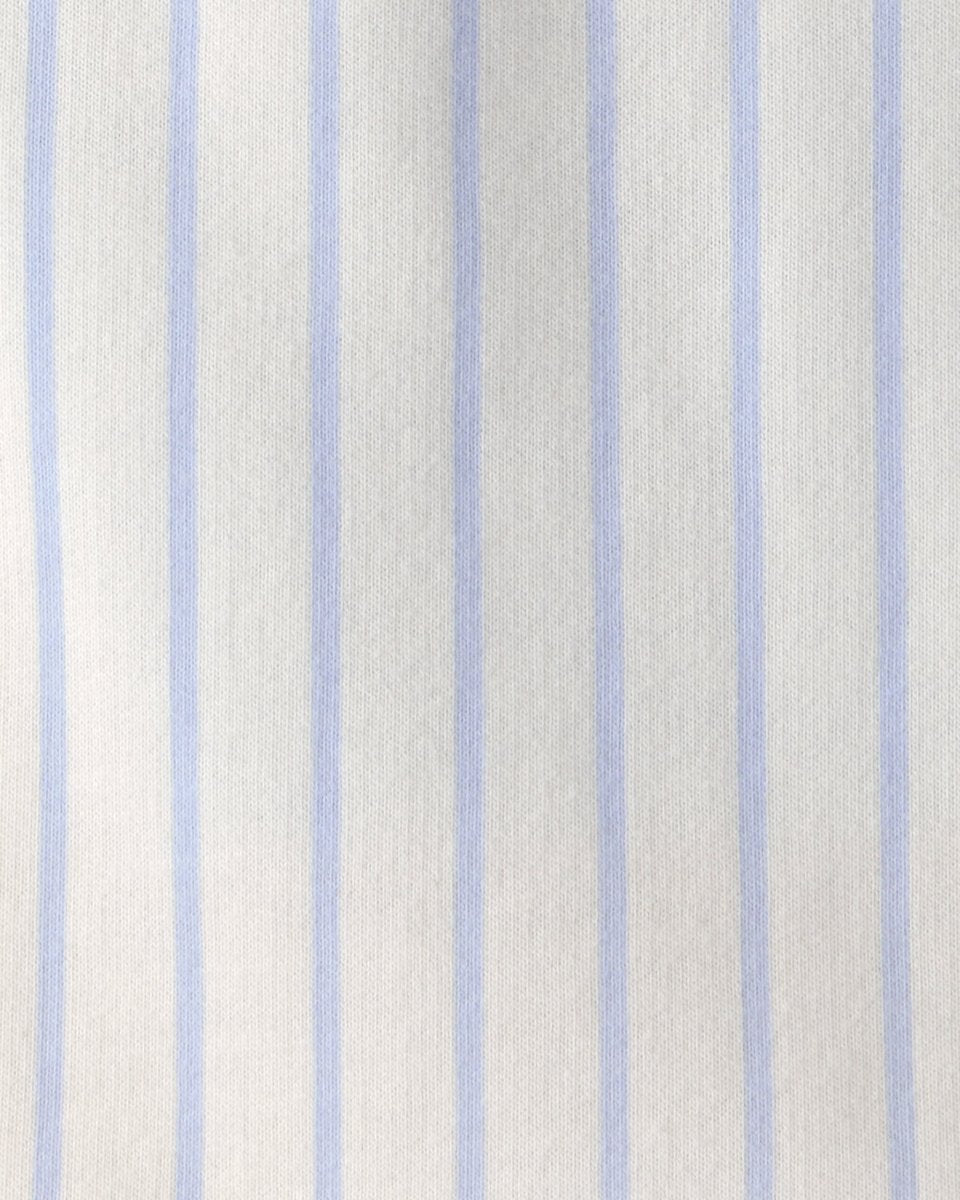 Conjunto dos piezas de algodón con camiseta y peto a rayas - Carter's