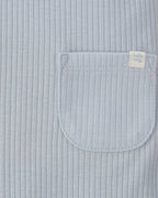 Conjunto dos piezas de algodón peto corto y camiseta, diseño ballena azul - Carter's