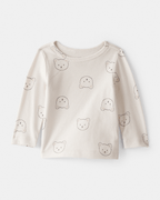 Conjunto dos piezas peto con oso y camiseta - Carter's