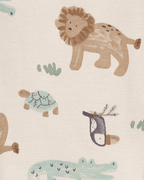 Conjunto dos piezas peto y camiseta diseño safari - Carter's