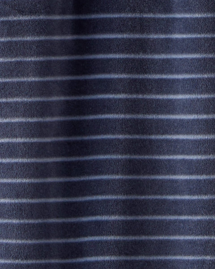 Conjunto dos piezas sudadera de felpa con oso y pantalón jogger azul - Carter's