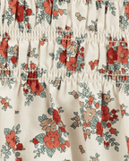 Conjunto dos piezas vestido de sarga con medias y diseño floral - Carter's