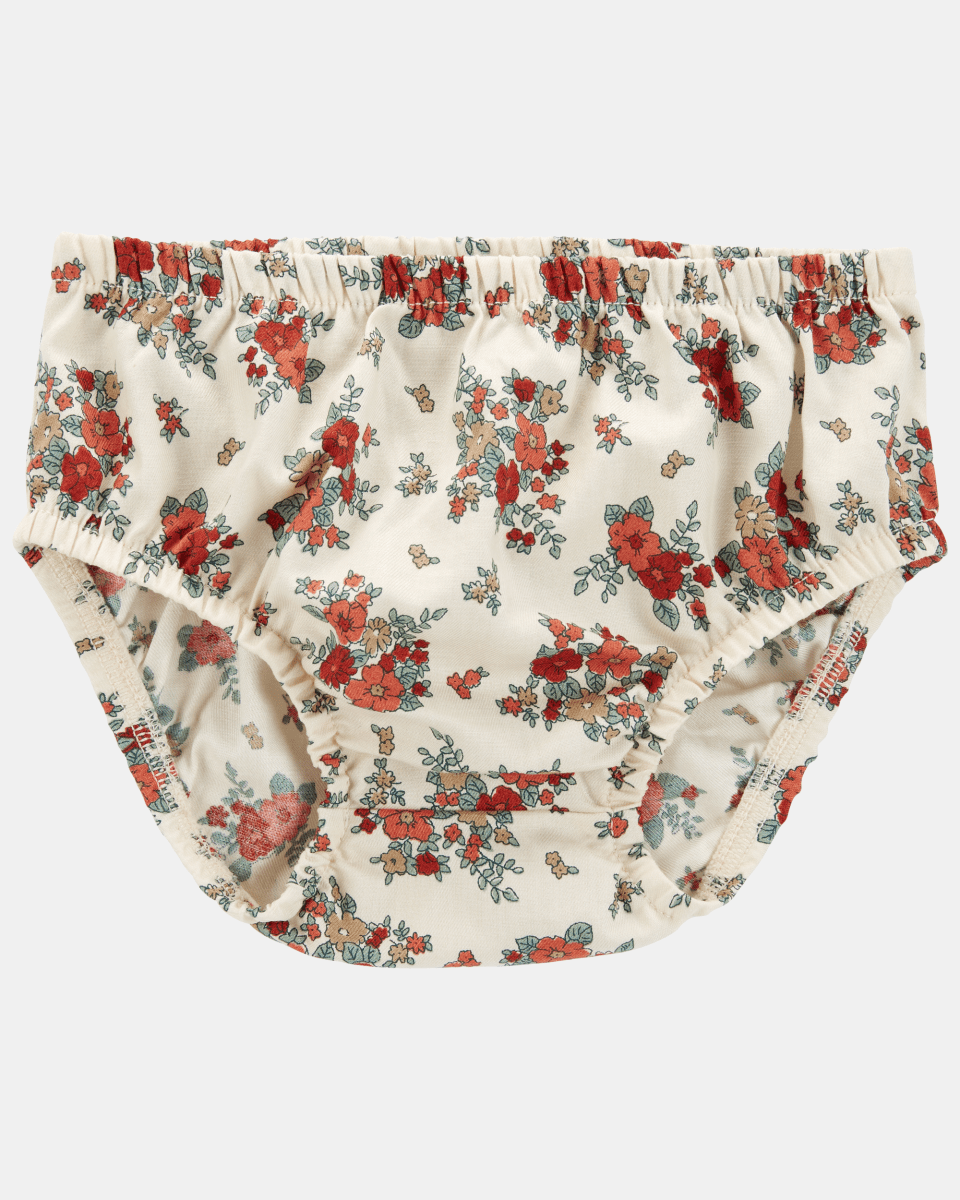 Conjunto dos piezas vestido de sarga con medias y diseño floral - Carter's
