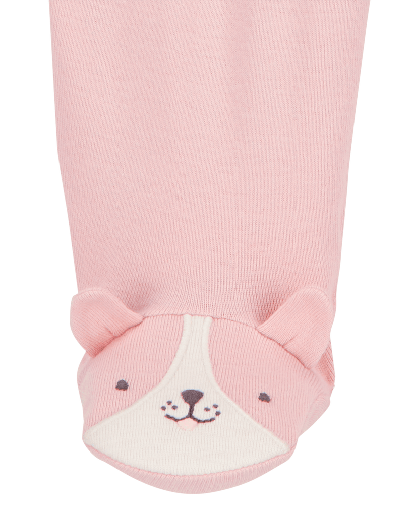 Conjunto tres piezas algodón pijama con pantalón y body diseño perro - Carter´s