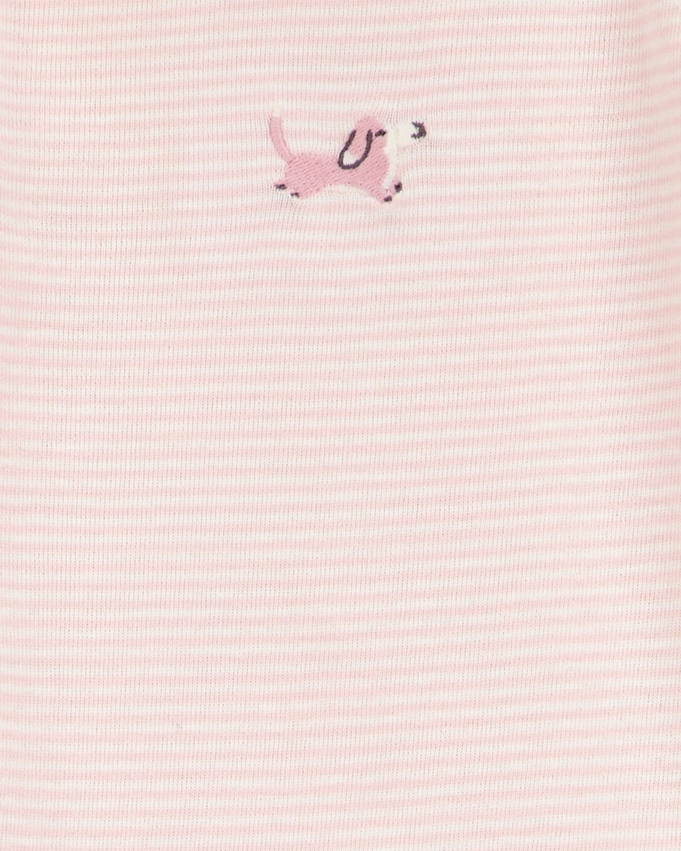 Conjunto tres piezas algodón pijama con pantalón y body diseño perro - Carter´s