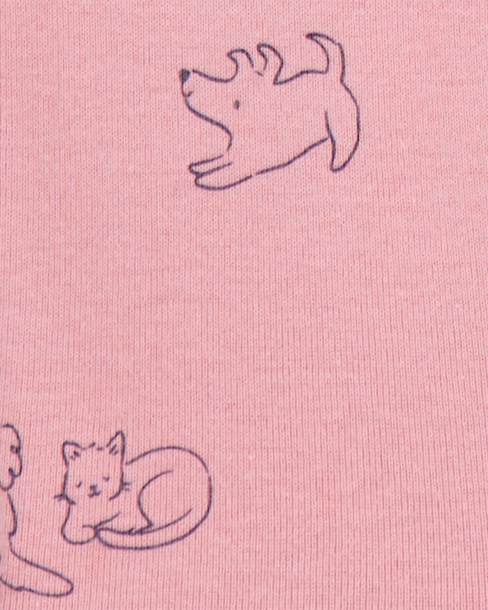 Conjunto tres piezas algodón pijama con pantalón y body diseño perro - Carter´s