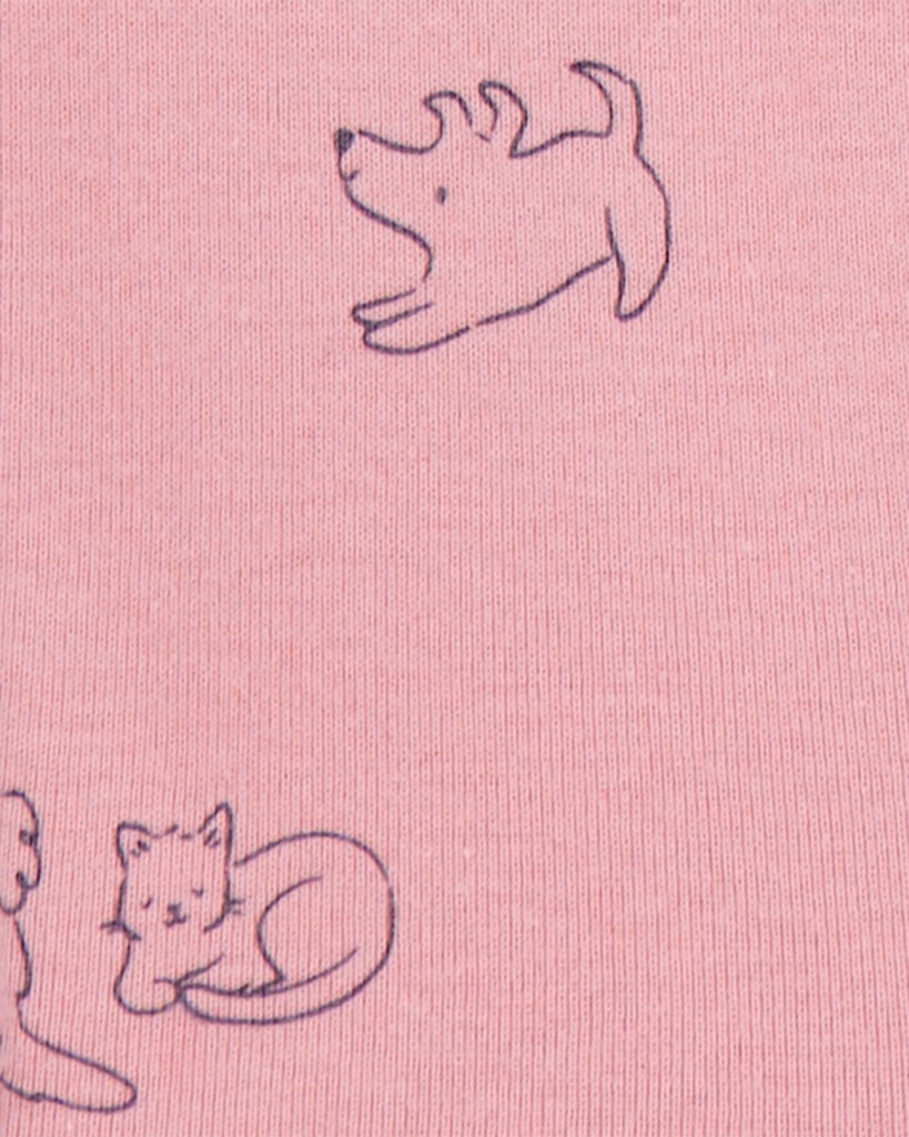 Conjunto tres piezas algodón pijama con pantalón y body diseño perro - Carter´s
