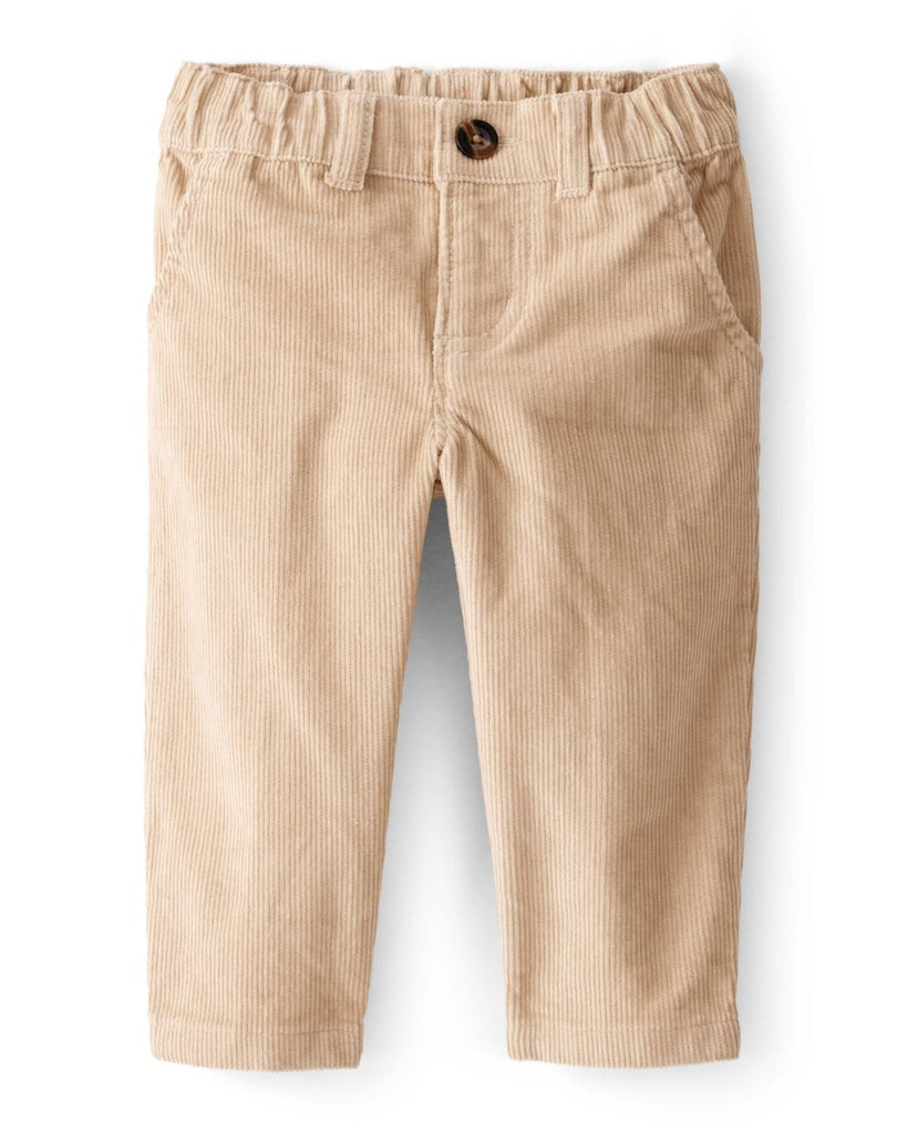 Conjunto tres piezas body a cuadros, pajarita y pantalón beige - Carter's