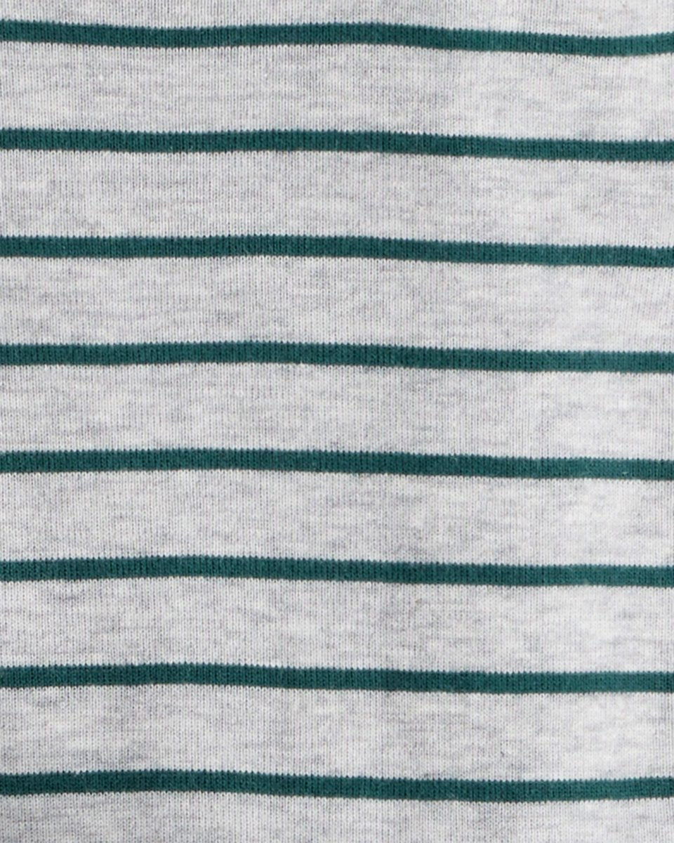 Conjunto tres piezas chaleco de forro polar, body y pantalón verde - Carter's