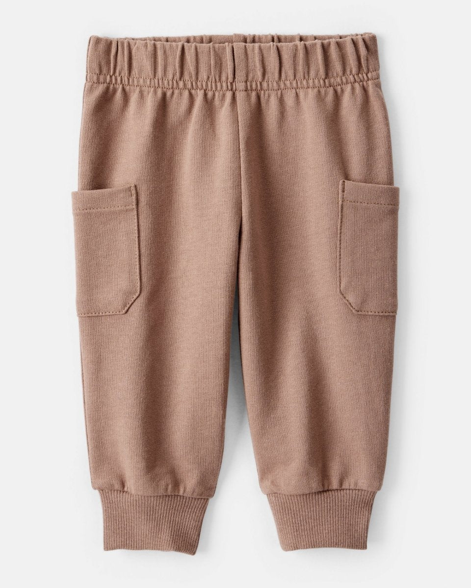 Conjunto tres piezas con cárdigan acolchado, body de rayas y pantalón - Carter's
