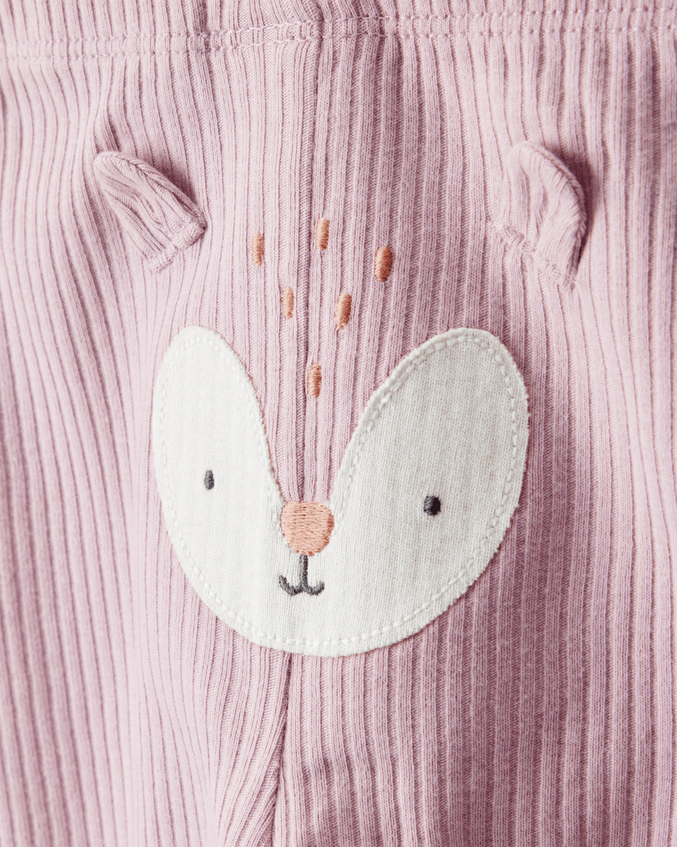 Conjunto tres piezas con dos bodies de manga larga y pantalón diseño venado - Carter's