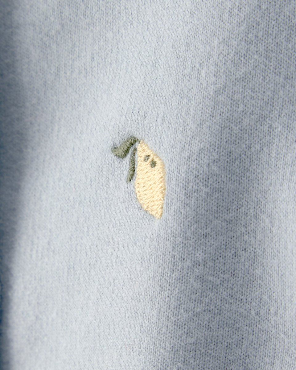 Conjunto tres piezas de algodón con blusa sin mangas, cárdigan y pantalón corto con diseño lemonade - Carter's