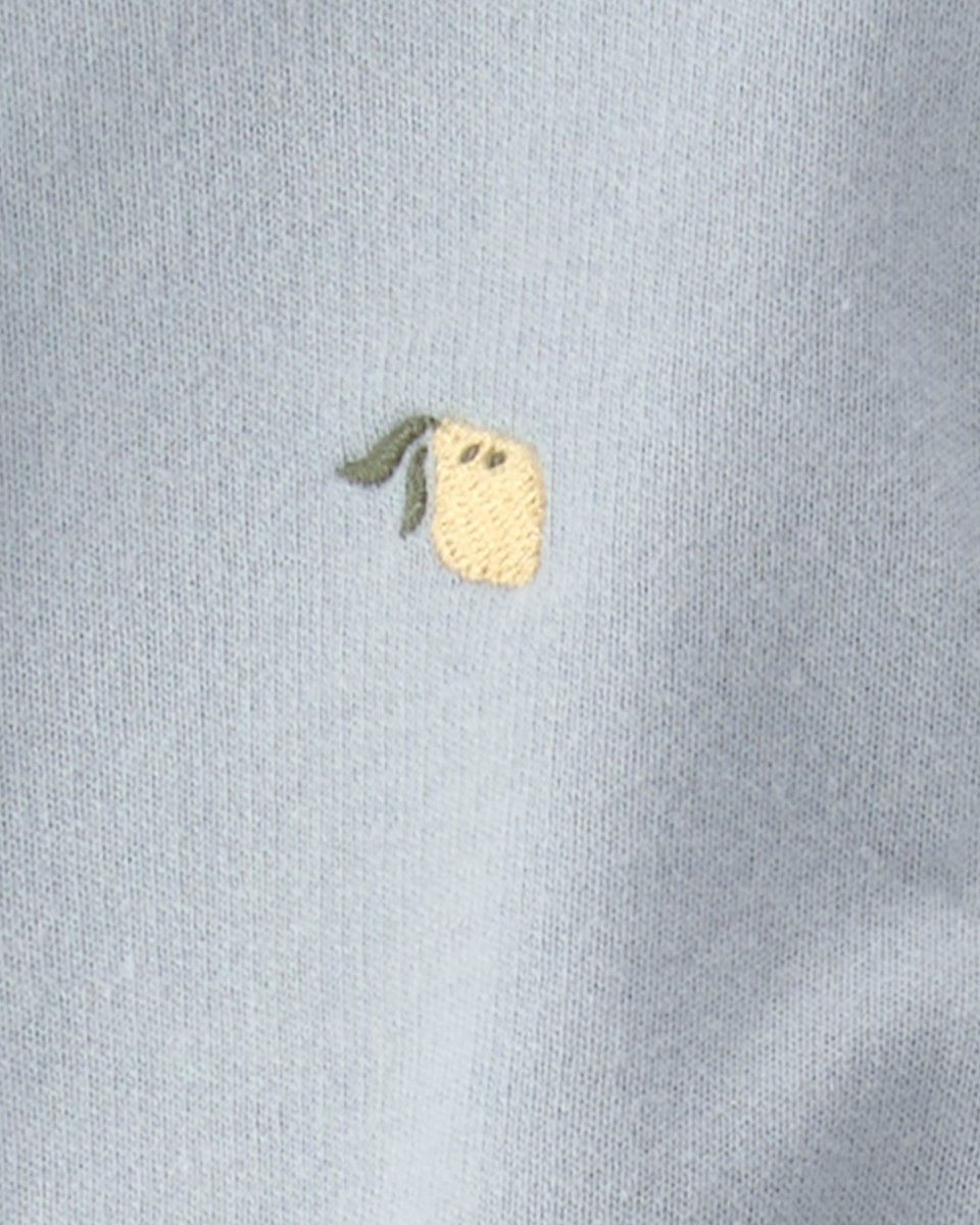 Conjunto tres piezas de algodón con blusa sin mangas, cárdigan y pantalón corto con diseño lemonade - Carter's