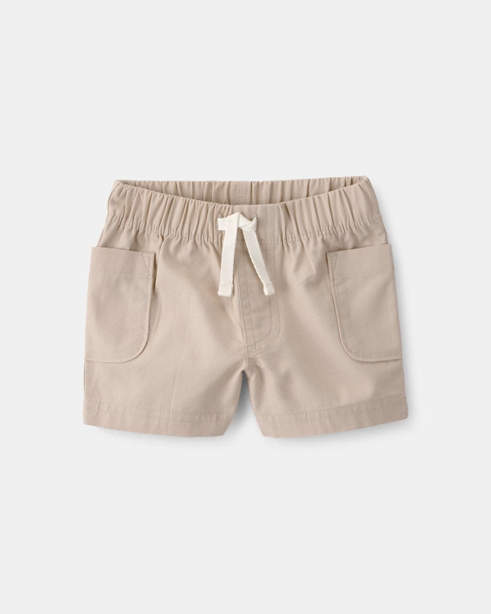 Conjunto tres piezas de algodón con camiseta, body y pantalón corto con diseño “Into the Wild” - Carter's