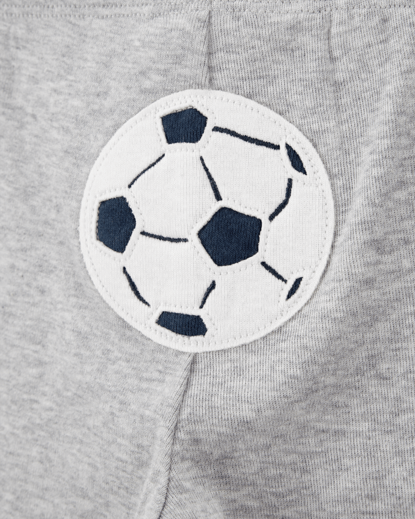 Conjunto tres piezas pantalón y dos bodies diseño fútbol - Carter´s